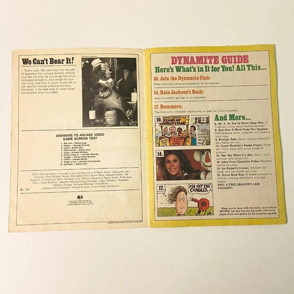 Vintage 1984 Dynamite Magazine Mr T Arcade  Video Game Scholastic - Picture 13 of 16